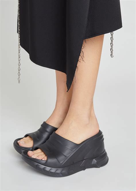 givenchy marshmallow slides|marshmallow sandals in rubber.